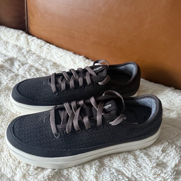 Allbirds Black Wool Pipers Everyday Sneaker, Mens Size 11 - Picture 1 of 6